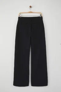 TRENDYOLMİLLA Black High Waist Stone Wide Leg jeans - Image 6