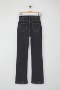 TRENDYOLMİLLA Anthracite High Waist Middle Flexible flared leg Flare jeans - Image 6