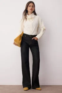 TRENDYOLMİLLA Black High Waist Wide Leg Wide Leg jeans - Image 3