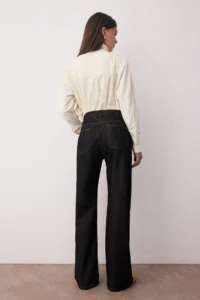 TRENDYOLMİLLA Black High Waist Wide Leg Wide Leg jeans - Image 4