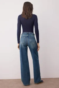 TRENDYOLMİLLA Mavi High Waist Wide Leg Wide Leg jeans - Image 4