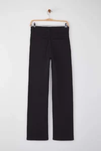 TRENDYOLMİLLA Black Regular Waist Wide Leg Middle Flexible Straight Smoke jeans - Image 6