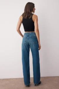 TRENDYOLMİLLA Mavi High Waist Wide Leg Wide Leg jeans - Image 4