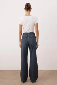 TRENDYOLMİLLA Mavi-Gray High Waist Wide Leg Wide Leg jeans - Image 4
