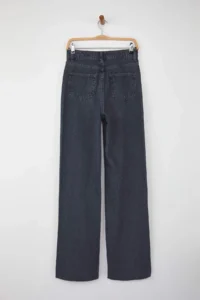 TRENDYOLMİLLA Mavi-Gray High Waist Wide Leg Wide Leg jeans - Image 7