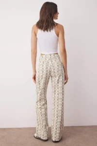 TRENDYOLMİLLA Multicolored animals Snake Patterned High Waist Wide Leg jeans - Image 4
