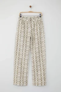 TRENDYOLMİLLA Multicolored animals Snake Patterned High Waist Wide Leg jeans - Image 5