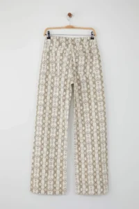 TRENDYOLMİLLA Multicolored animals Snake Patterned High Waist Wide Leg jeans - Image 6