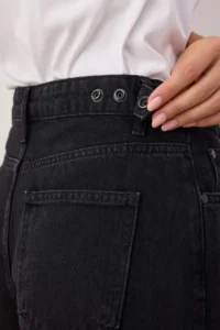 TRENDYOLMİLLA Black Adjustable Waist High Waist Wide Leg/Wide Leg jeans - Image 5