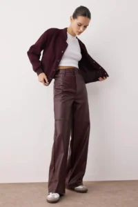 TRENDYOLMİLLA relaxed/Rahat Straight/Pipe Both Pants with Stitching Detail - Image 2