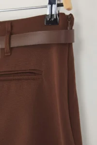 TRENDYOLMiLLA Brown Arched Mini Shorts Skirt Shorts & Bermuda - Image 7