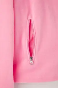 TRENDYOLMİLLA Pink Fleece Plain Dog collar with pocket Zippered Regular/Normal Cut Knitting Sweatshirt - Image 6