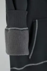 TRENDYOLMİLLA Teen Anthracite Printed Washable Overszie/Wide Pattern Hooded Knitting Sweatshirt - Image 7
