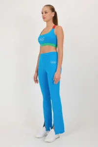 The Olympic Collection Mavi Olimpiyat Logo Printed Knitting Leggings - Image 3