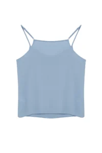 TRENDYOLMİLLA Mavi Basic Sleeveless Weaving Blouse - Image 13