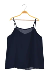 TRENDYOLMİLLA Dark Navy Basic Sleeveless Weaving Blouse - Image 10