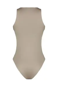 TRENDYOLMİLLA Mink Barbell Collar Fitted Flexible Bottom snaps Knitting Bodysuit .D.0044 - Image 12