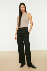 TRENDYOLMİLLA Mink Barbell Collar Fitted Flexible Bottom snaps Knitting Bodysuit .D.0044 - Image 8