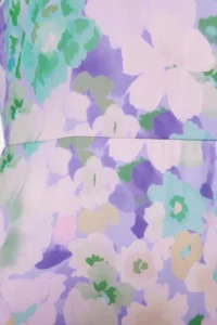 TRENDYOLMİLLA Multicolored flower patterned A Cut Lined Midi Weaving Dress - Image 6