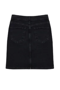 TRENDYOLMiLLA Black High Waist Mini comfort/Flexible denim Skirt - Image 7