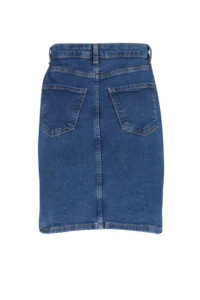TRENDYOLMiLLA Mavi High Waist Mini comfort/Flexible denim Skirt - Image 6