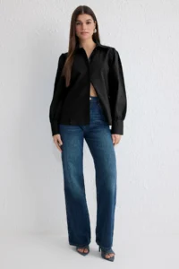 TRENDYOLMİLLA Black  Shirt - Image 2