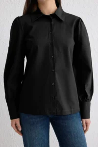 TRENDYOLMİLLA Black  Shirt - Image 3