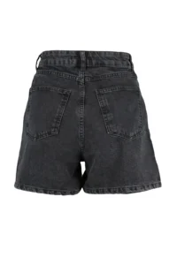 TRENDYOLMiLLA Black More Sustainable pleated High Waist City Size denim Shorts - Image 8