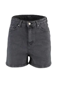 TRENDYOLMiLLA Anthracite More Sustainable High Waist City Size denim Shorts - Image 13