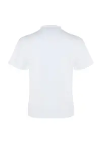 TRENDYOLMİLLA White-Black 2 Sets Paket 100% Cotton Basic Dog collar Knitting T-Shirt - Image 7