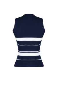 TRENDYOLMİLLA Navy Blue Crew Neck Blouse - Image 8