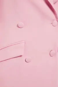 TRENDYOLMİLLA Pink Regular Lined Weaving Blazer Jacket - Image 9