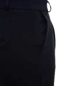 TRENDYOLMİLLA Navy Blue Wide Leg/Wide Leg pleated Weaving Dress Pants - Image 6