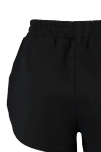 TRENDYOLMiLLA Black Regular/Normal Pattern High Waist Short Flexible Knitting Shorts - Image 7