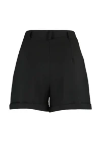 TRENDYOLMiLLA Black pleated Regular Pattern Weaving Shorts - Image 8