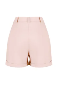 TRENDYOLMiLLA Powder Pink Regular Pattern Weaving Shorts - Image 8