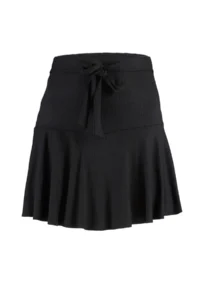 TRENDYOLMiLLA Black Plain Skirt Look High Waist Mini Knitting Shorts - Image 6