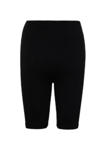 TRENDYOLMİLLA Black seamless/Seamless Ribbed Biker/Short Knitting Sports Leggings - Image 4