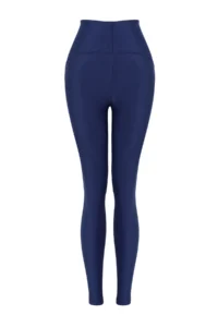 TRENDYOLMİLLA Navy Blue Shaping Tam Size Knitting Sports Leggings - Image 7