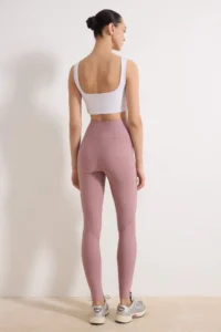 TRENDYOLMİLLA Dusty Rose Shaping Tam Size Knitting Sports Leggings - Image 5