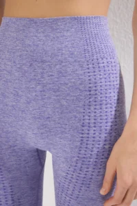 TRENDYOLMİLLA Lilac seamless/Seamless Full Size Knitting Sports Leggings - Image 3