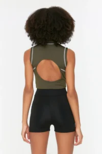 TRENDYOLMİLLA Black Flexible Yoga Shaping Knitting Sports Shorts/Short Leggings - Image 6