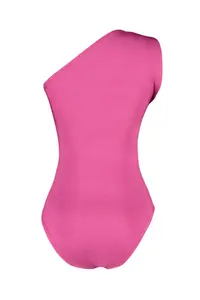 TRENDYOLMİLLA Fuchsia Asymmetric Collar Bottom snaps Flexible Knitting Bodysuit .D.00014 - Image 8