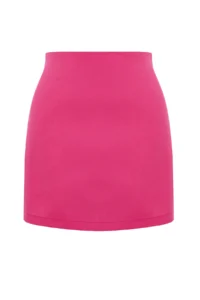 TRENDYOLMiLLA Fuchsia High Waist A-line Mini Size Weaving Skirt - Image 5