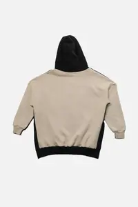 TRENDYOLMİLLA Navy Blue Cotton Color Blocked Wide Pattern Inside Fleece Knitting Sports Sweatshirt - Image 8