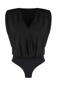 TRENDYOLMİLLA Black padded Double breasted Yaka Flexible snaps Knitting Bodysuit .D.00007 - Image 6