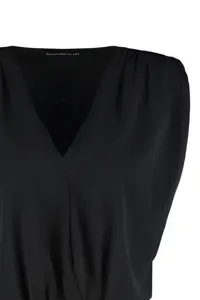 TRENDYOLMİLLA Black padded Double breasted Yaka Flexible snaps Knitting Bodysuit .D.00007 - Image 7