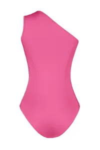 TRENDYOLMİLLA Pink Asymmetric Collar Cut Out Detailed Flexible snaps Knitting Bodysuit .D.00014 - Image 8
