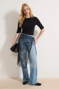 TRENDYOLMİLLA Black Fitted Ribbed Flexible Knitting Blouse