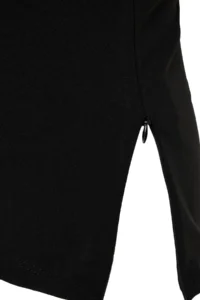 TRENDYOLMİLLA Black Strapless Yaka Yandan Zippered Crepe Knitting Blouse - Image 7